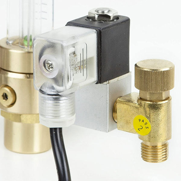 247Garden®, CO2 Regulator with Solenoid Valve for Hydroponics & More