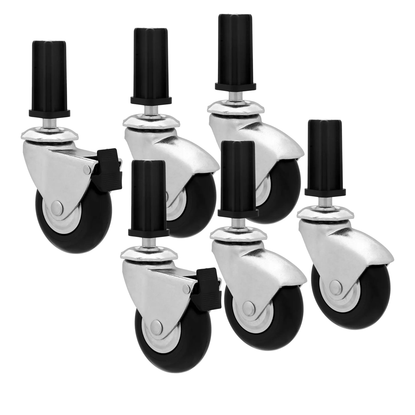 Fast Fit HD Caster Wheels – 6 pc