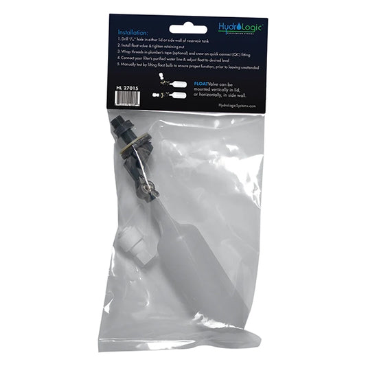 HydroLogic®, Stealth RO™, 1/4" Float Valve with Quick Connect Fitting