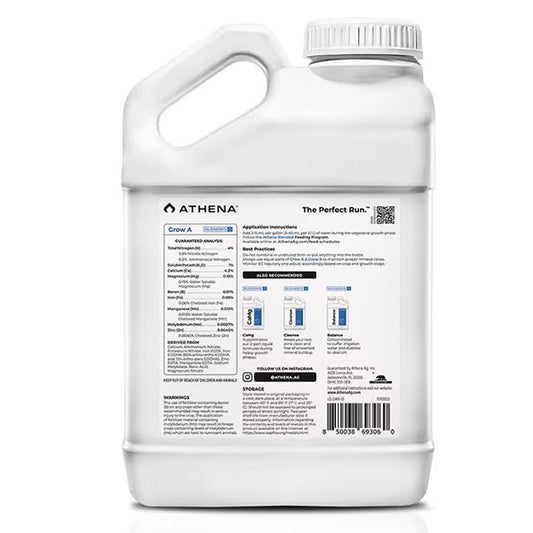 Athena® Blended, Grow A, 2-Part Vegetative Nutrient (1 Gallon)