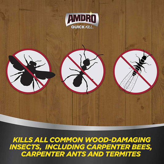 AMDRO® Quick Kill® Carpenter Bee, Ant & Termite Killer RTU (1 Gallon)