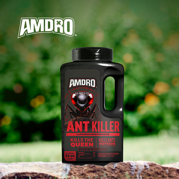 AMDRO® Ant Killer for Outdoor Home Perimeter, Ant Bait Granules (12 oz.)