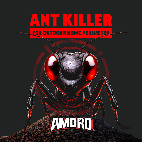 AMDRO® Ant Killer for Outdoor Home Perimeter, Ant Bait Granules (12 oz.)