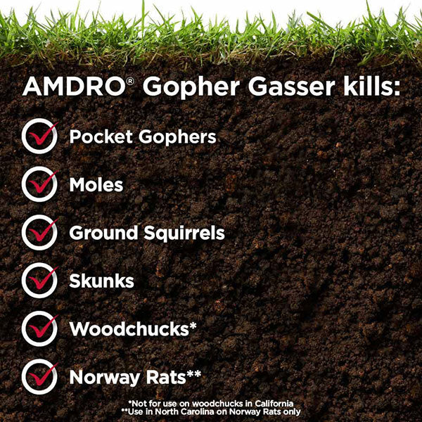 AMDRO® Gopher Gasser (6 Pack)