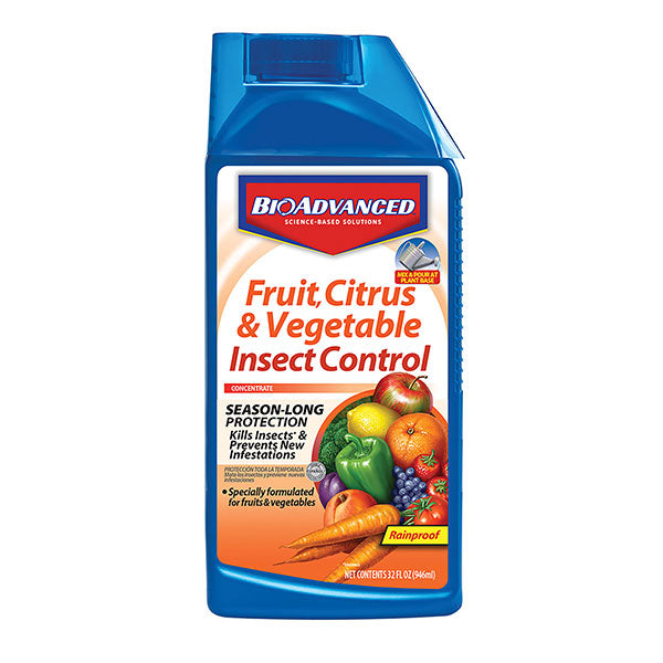 BioAdvancedĀ® Fruit, Citrus & Vegetable Insect Control, Concentrate (32 oz.)