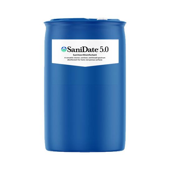 BioSafe SaniDate 5.0 Disinfectant / Hard Water / Irrigation - 5 Gallon
