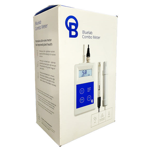 Bluelab® Combo Meter, 3-in-1 Portable Handheld Meter for Solutions
