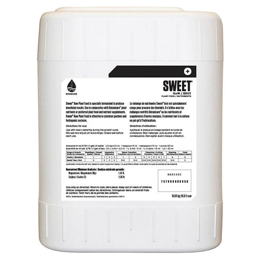 Botanicare® Sweet® Raw, Unflavored, Plant Supplement (5 Gallons)