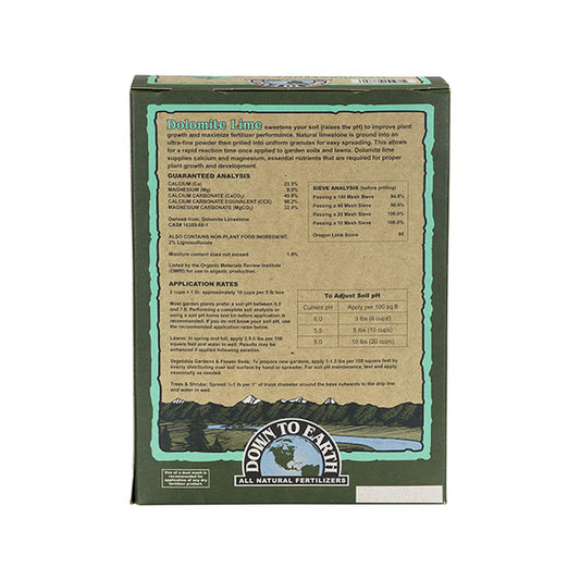 Down To Earth™, Dolomite Lime, Organic Garden Mineral Fertilizer (5 LBS.)