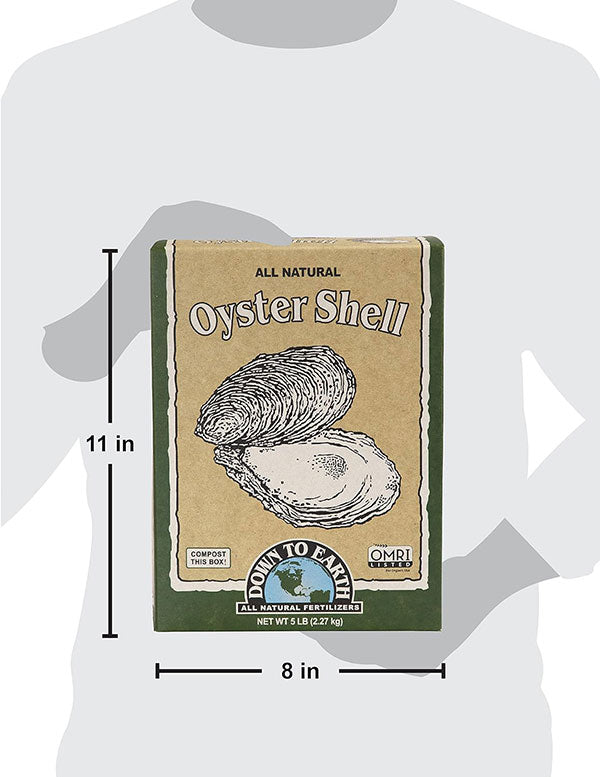 Down To Earth™, Oyster Shell, All Natural, Single Ingredient (5 LBS)