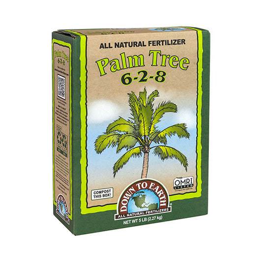 Down to Earth™, Palm Tree 6-2-8, All Natural Fertilizer, Blended (5 LBS.)
