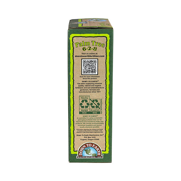 Down to Earth™, Palm Tree 6-2-8, All Natural Fertilizer, Blended (5 LBS.)