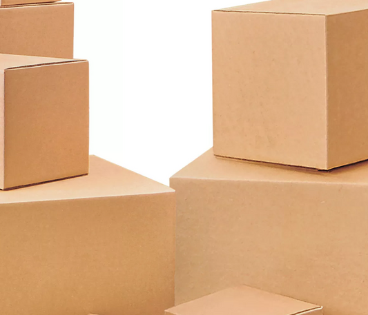 Corrugated Boxes for Moving & Shipping, 15"x 15"x 30" in. (1 Box)