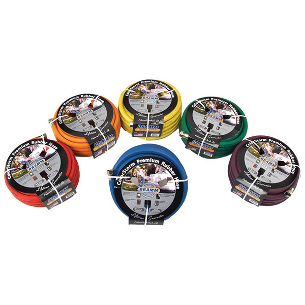 Dramm® 50′ ColorStorm 5/8" Premium Rubber Garden Hose