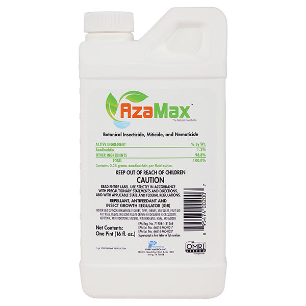 AzaMax™ Botanical Insecticide, Miticide, & Nematicide Concentrate (16 Ounce)