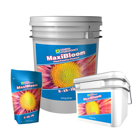 General Hydroponics®, MaxiBloom™, 5-15-14, Maxi Series™, Plant Food For Flowers (16 LBS.)