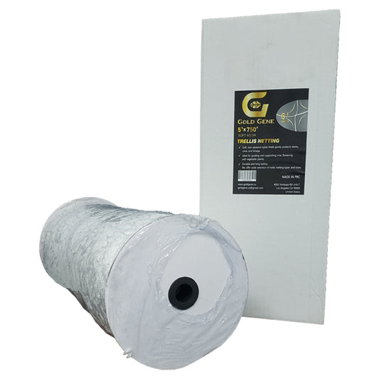 Gold Gene® Trellis Netting, Soft Mesh Nylon, Bulk Roll (5' x 750' ft.)