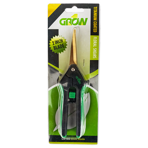 Grow1 Titanium Trimming Shears, Curved Blade scissors - Image 3