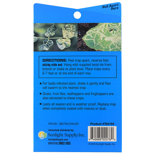 Grower's Edge® Thrip & Leafminer Sticky Traps (5 Pack)