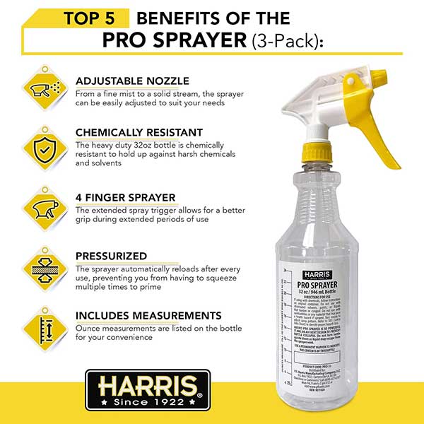 Harris® Pro Sprayer, Spray Bottle, Mister (32 oz.)