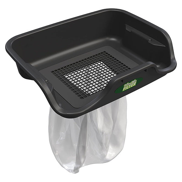 Harvest More® Black Trim Bin Filter with Collection Bag