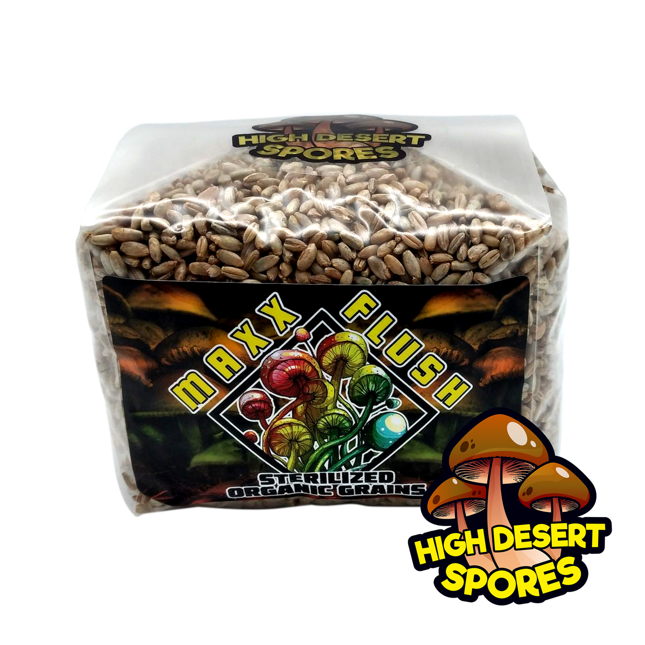 Sterilized Organic Rye Berry Bag (1 lb)