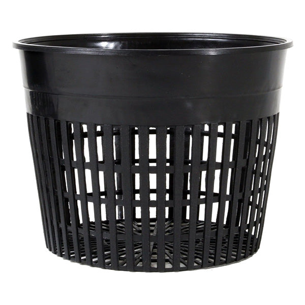 6 inch black plant pots Hydrofarm Net Pot, 6-Inch, 50-Pack