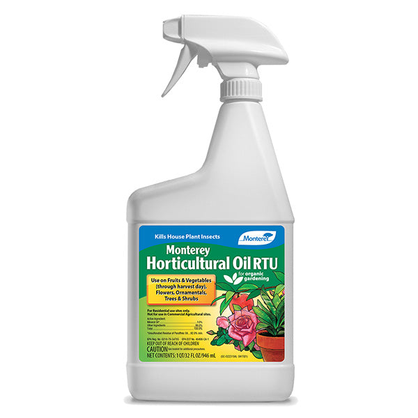 potted plant insecticide Monterey Horticultural Oil 32 oz RTU