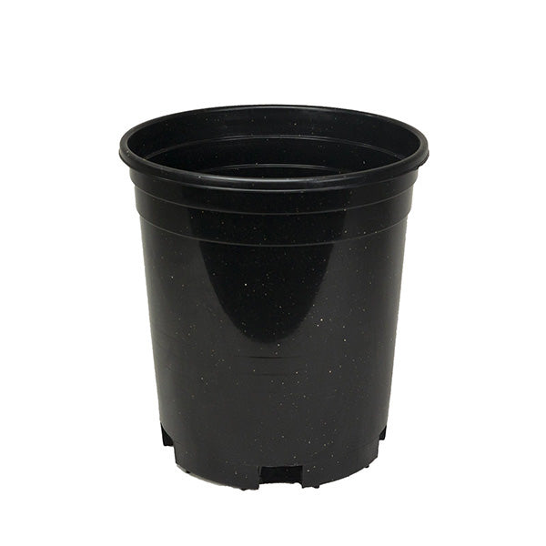 1 gallon plant pot 1-Gallon Round Black Plastic Nursery Pots for Gardeners