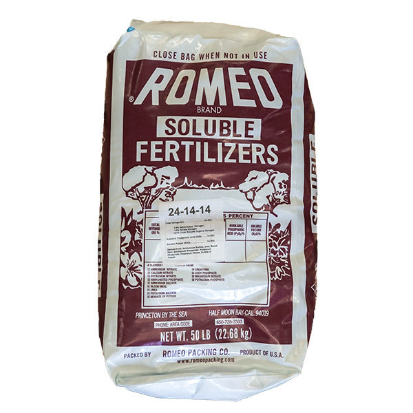 Romeo® Brand Soluble Fertilizers, All Purpose 24-14-14 (50 lbs.)