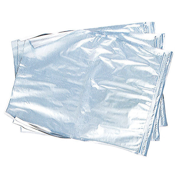 Shield N Seal® Vacuum Seal Bags, 15"x20", Zipper, Metallic/Clear (50 Bags)