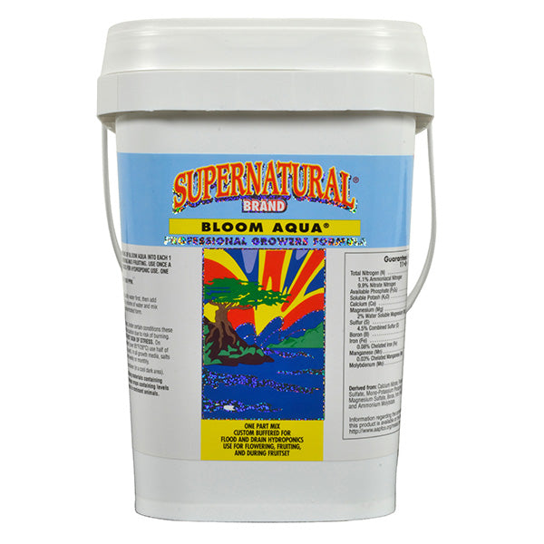 Supernatural Brand® Bloom Aqua® 11-8-18 Powdered Nutrient (2.26 KG)