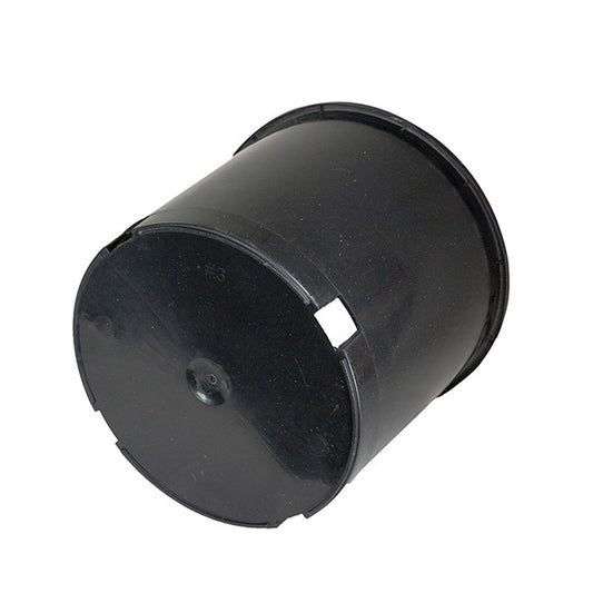 XY Inc. 9" Round Black Plastic Nursery Pot (3 Gallon)