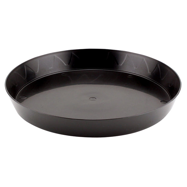 10 plant pot with saucer XY Inc. Heavy Duty Round Black Plastic Plant Saucer (10 in.) – Perris Hydroponics