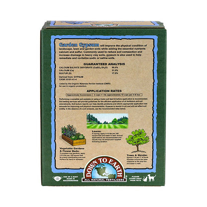 Down To Earth™, Garden Gypsum, Organic Garden Mineral Fertilizer (5 LBS.)