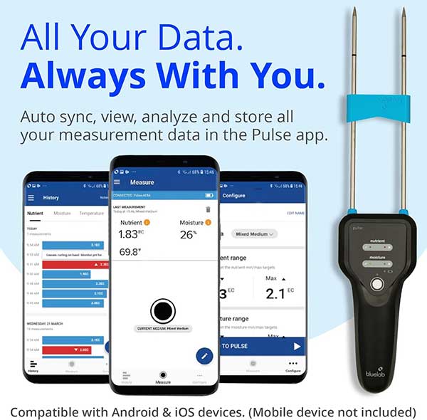 Bluelab® Pulse Multimedia EC/MC Meter