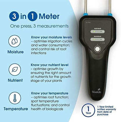 Bluelab® Pulse Multimedia EC/MC Meter