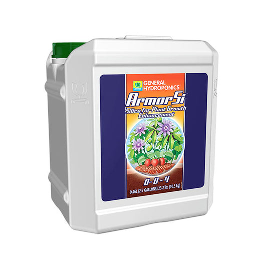 General Hydroponics®, Armor Si®, 0-0-4, Silica for Plant Growth Enhancement (2.5 Gallon)