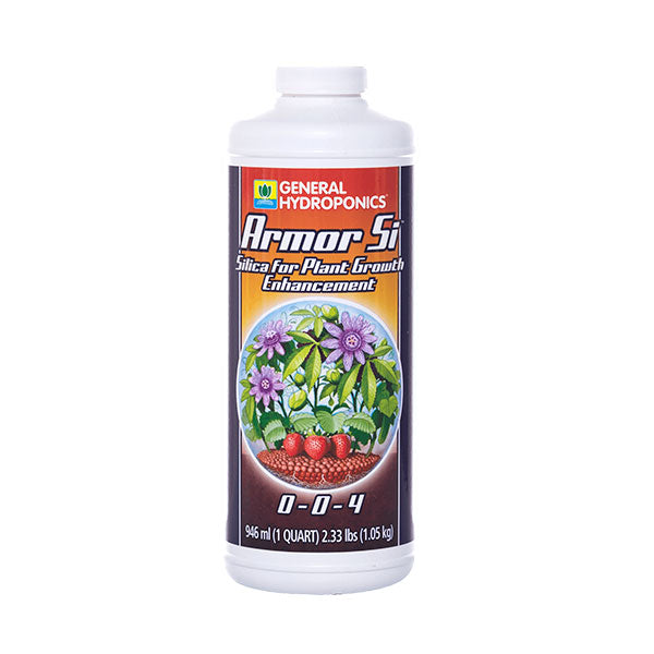 General Hydroponics®, Armor Si®, 0-0-4, Silica for Plant Growth Enhancement (1 Quart)