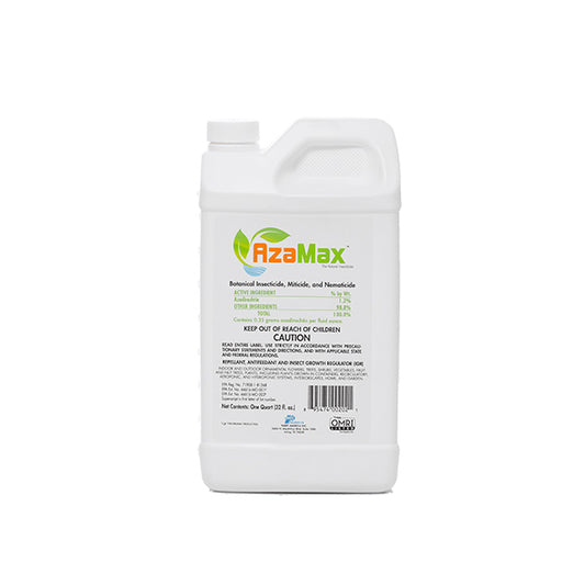 AzaMax™ Botanical Insecticide, Miticide, & Nematicide Concentrate (1 Quart)