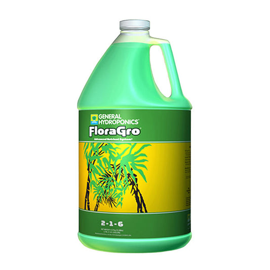 General Hydroponics®, FloraGro®, 2-1-6, FloraSeries® Advanced Nutrient System (1 Gallon)