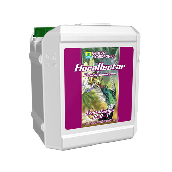 General Hydroponics®, FloraNectar® FruitnFusion, 0-0-1, Natural Sweetener (2.5 Gallon)