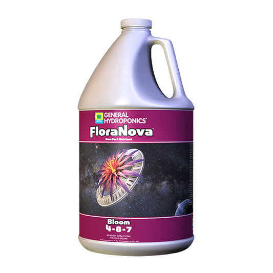 General Hydroponics®, FloraNova®, Bloom, 4-8-7, One-Part Nutrient (1 Gallon)