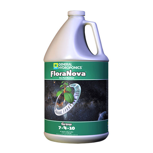 General Hydroponics®, FloraNova®, Grow, 7-4-10, One-Part Nutrient (1 Gallon)