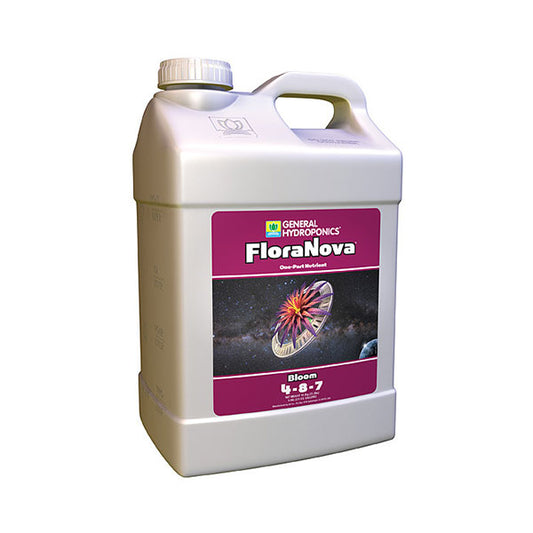 General Hydroponics®, FloraNova®, Bloom, 4-8-7, One-Part Nutrient (2.5 Gallon)