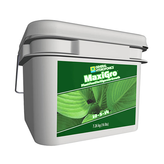 General Hydroponics®, MaxiGro™, 10-5-14, Maxi Series™, Plant Food For Vigorous Growth (16 LBS.)