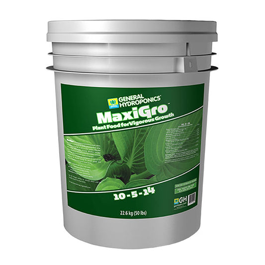 General Hydroponics®, MaxiGro™, 10-5-14, Maxi Series™, Plant Food For Vigorous Growth (50 LBS.)