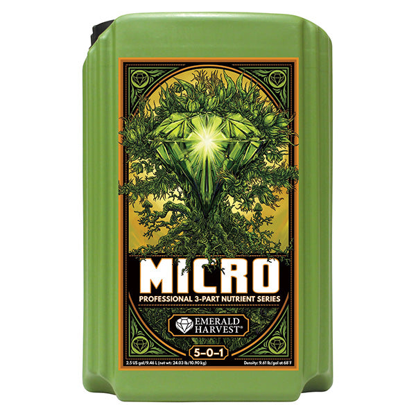 Emerald Harvest® Micro, Base Nutrients (2.5 Gallon)