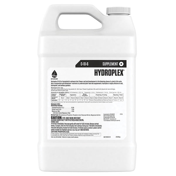 Hydroplex Botanicare® Hydroplex® Bloom, 0-10-6, Supplement (1 Gallon) – Perris ...