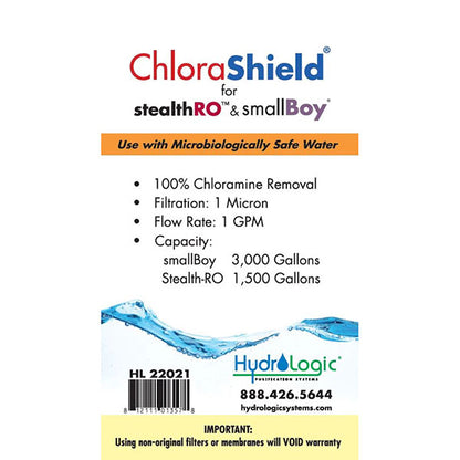 HydroLogic® Stealth-RO™ and smallBoy® ChloraShield® Filter